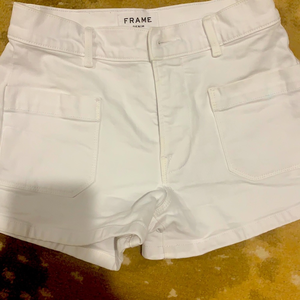Frame denim le bardot short 25